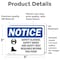 Signmission 3.5 in Height, 5 in Width, Vinyl Decal, Rectangle OS-2PACK-NS-D-35-L-18204 - alternate 4